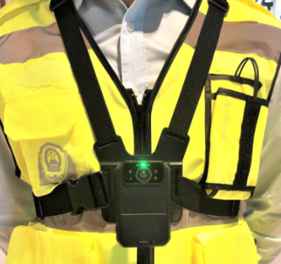 Body Camera Chest Black Mount