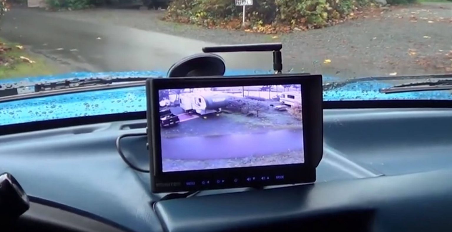 installing backup camera on travel trailer