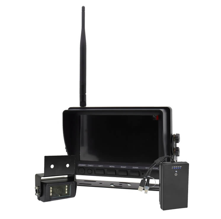 Wireless Forklift Carriage Mounted Camera System with Battery Pack