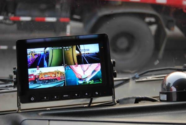 quad view backup camera monitor