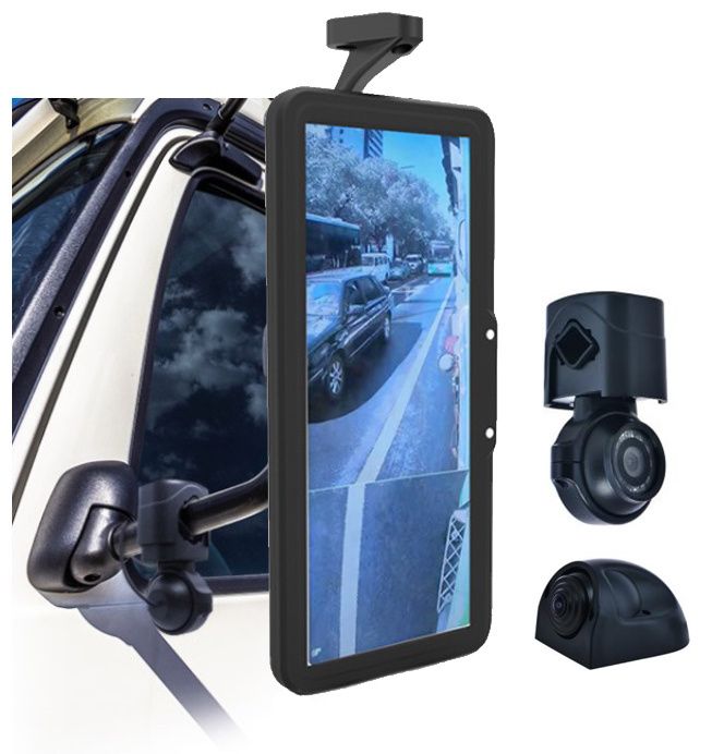 digital rearview mirror with cameras