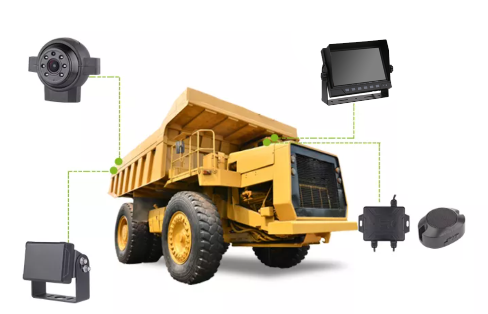 radar and camera for mining truck