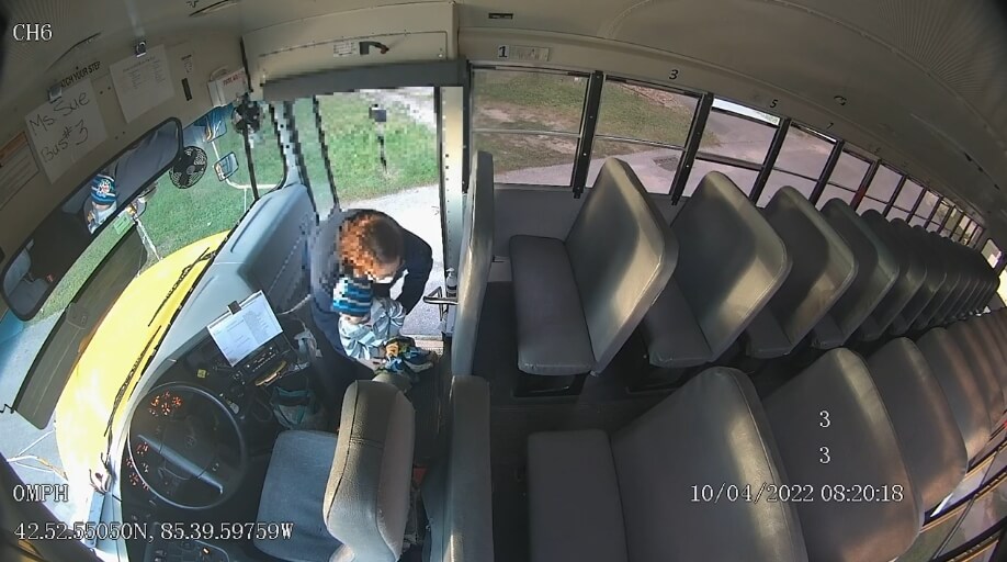 school buses camera video
