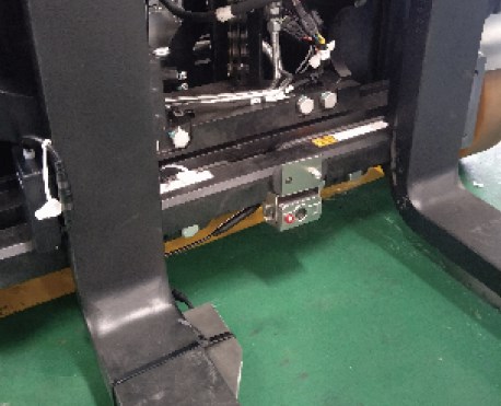 forklift laser camera