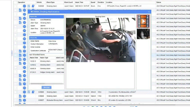 bus surveillance camera footage