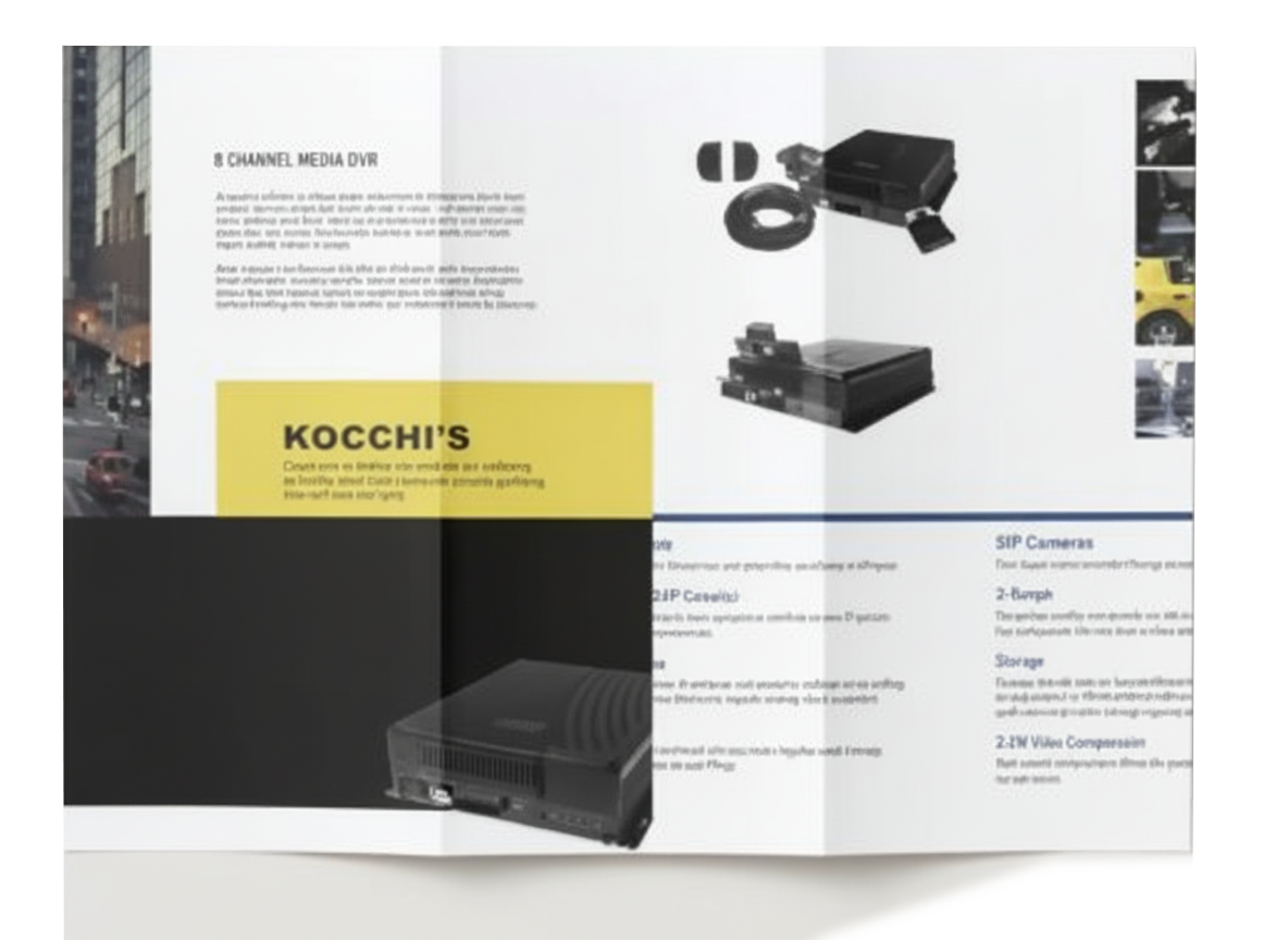 Commercial Truck Camera DVR System Brochure