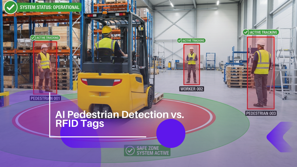 AI Pedestrian Detection vs. RFID Tags